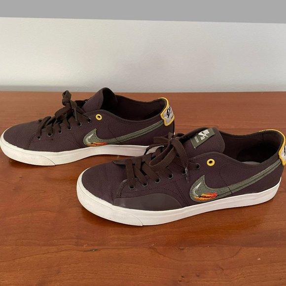 Nike Daan Van Der Linden x Blazer Court SB Baroque Brown Men's Size 8.5 - Picture 3 of 12